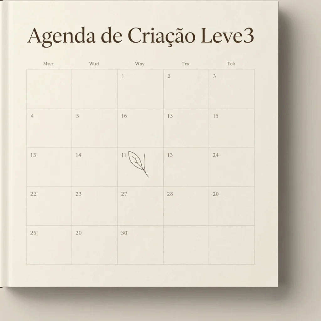 Agenda de Criação Leve